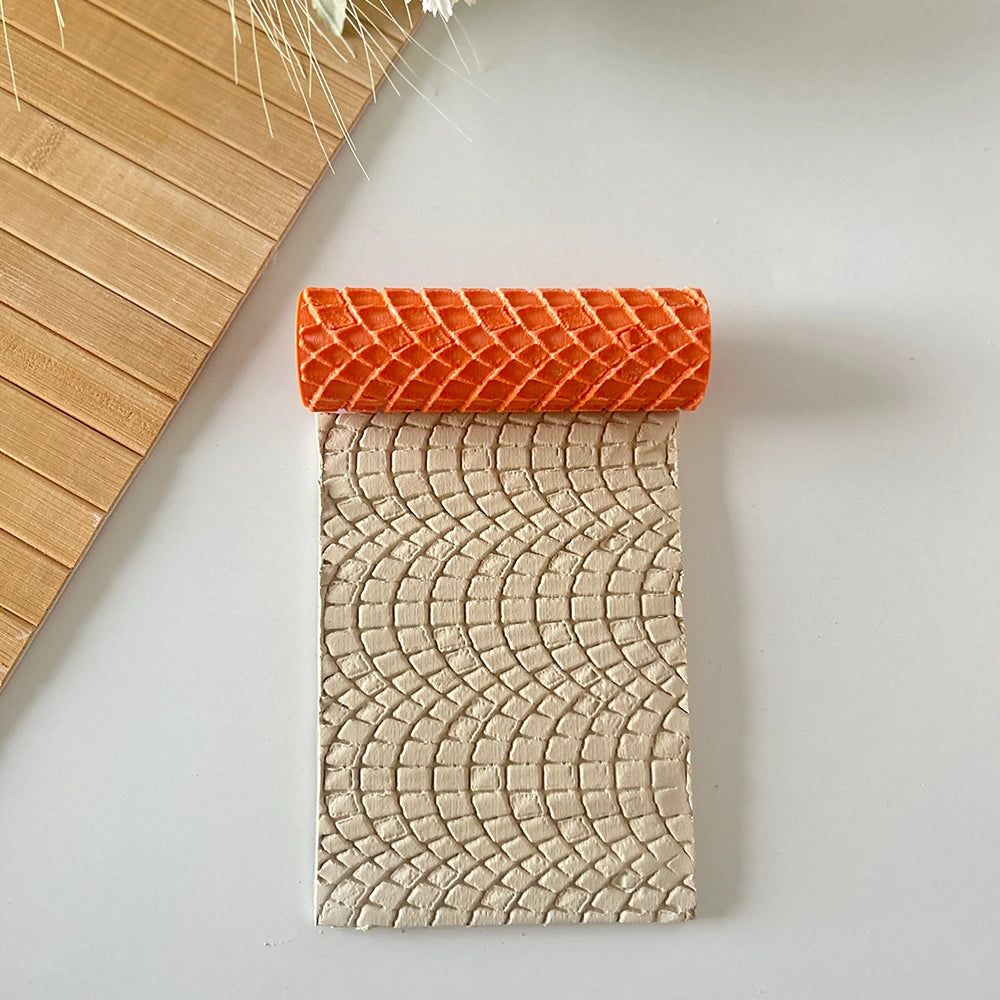 Mozaik Desen Polimer Kil Doku Rulosu - Model #KLPDR033