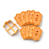 Rustik Seramik Kapı Numarası Yapım Seti - Kabartmalı Mühür ve Kesici Kalıp