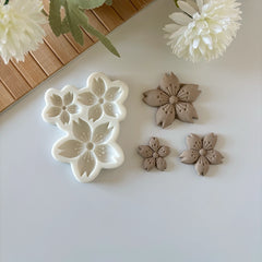 Yıldız Çiçek Silikon Kalıbı