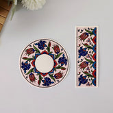 Sır Altı Çini Dekal Kahve Fincanı Seti - KLPDKL046