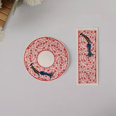 Sır Altı Çini Dekal Kahve Fincanı Seti - KLPDKL044