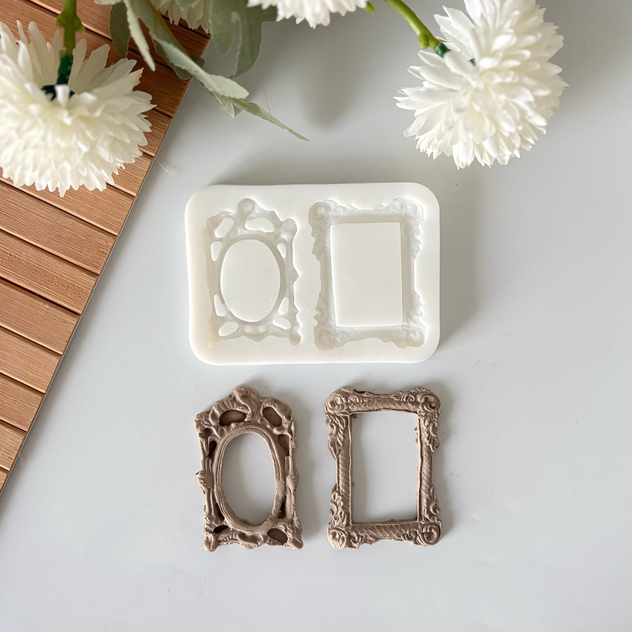 İkili Çerçeve Silikon Kalıbı