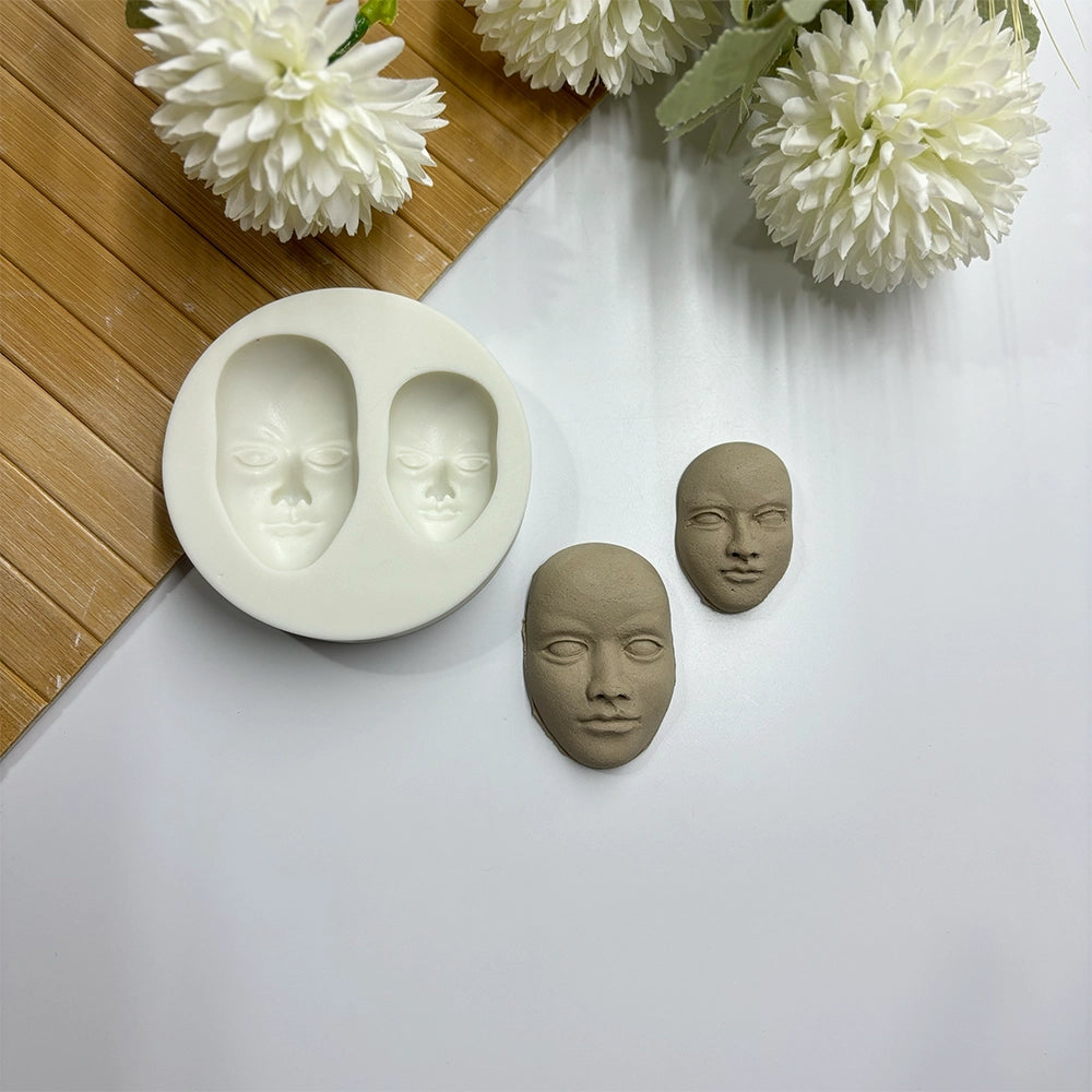 İkili Surat Seti Silikon Kalıbı