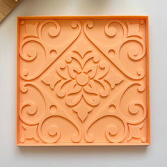 Osmanlı Motifli Seramik Karo Stamp & Kesici – 20x20 cm