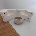 Tombik Çay Fincanı Seramik Alçı Kalıbı (210 ml)