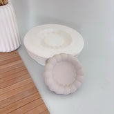 Çiçek Formu Kahve Fincan Tabağı Seramik Alçı Kalıbı