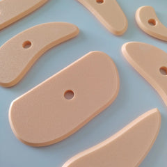 Oval Form Plastik Sistre – (7 Model)