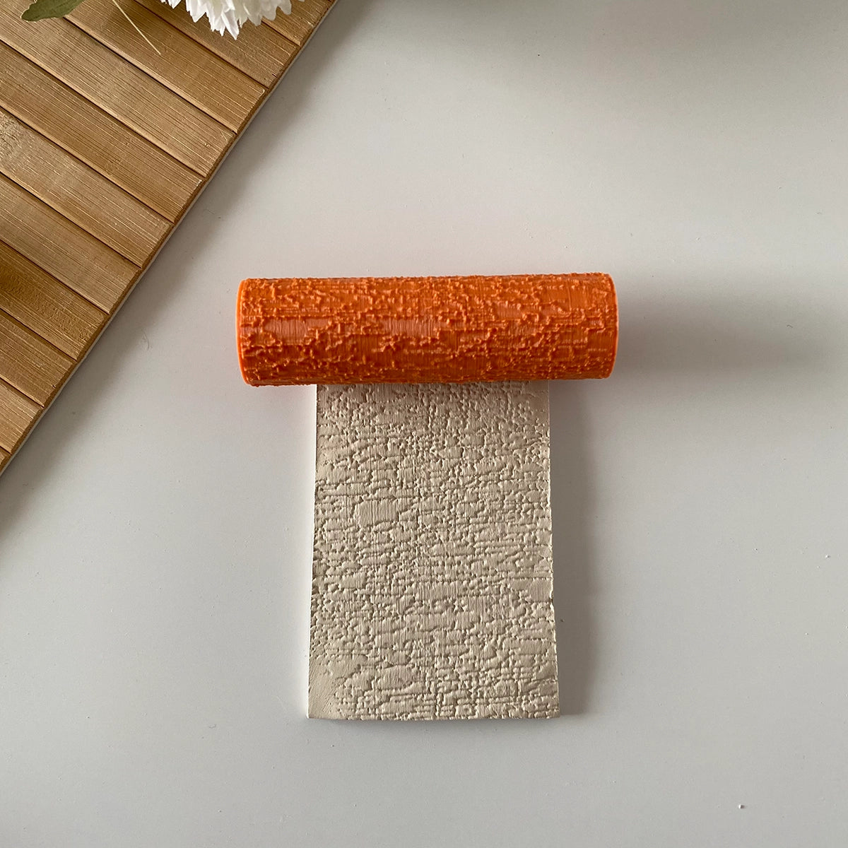 Zımpara Deseni Polimer Kil Doku Rulosu - Model #KLPDR007