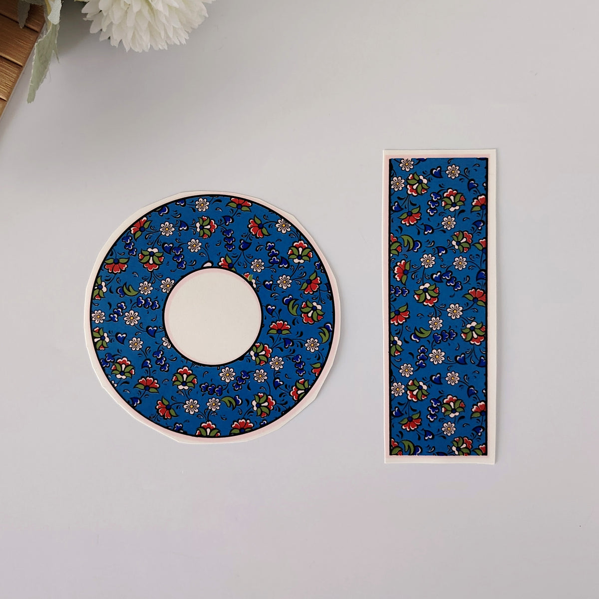 Sır Altı Çini Dekal Kahve Fincanı Seti - KLPDKL043