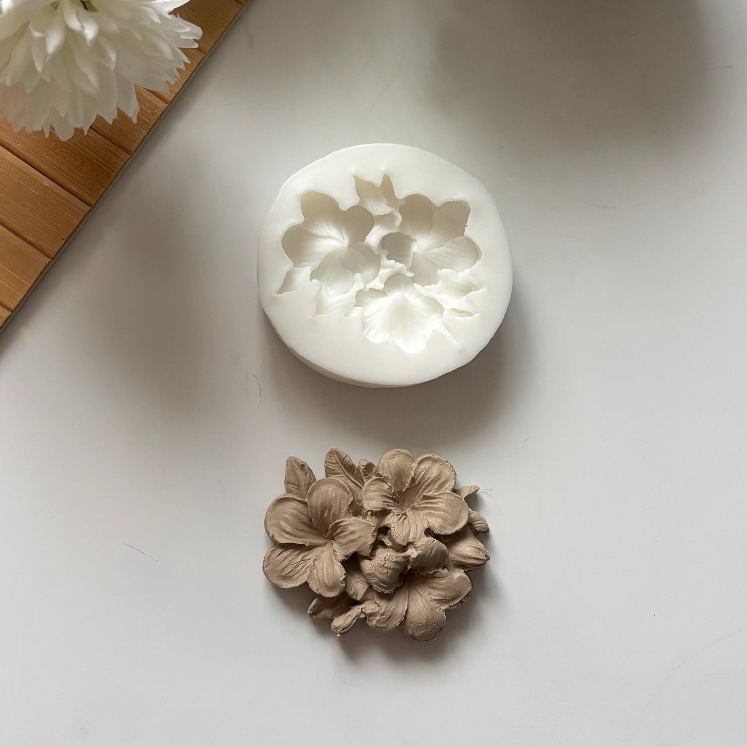 Ortanca Çiçeği Silikon Kalıbı