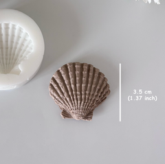 Mini Tarak Deniz Kabuğu Silikon Kalıp – 3,5 cm
