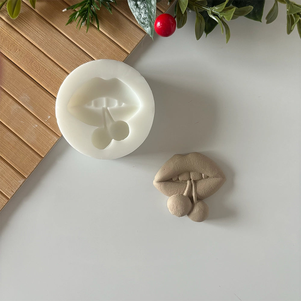 Kiraz Dudak Silikon Kalıbı