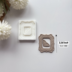 Kalın Çerçeve Silikon Kalıp – 5.5 cm