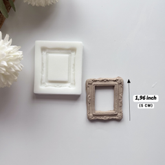 Mini Çerçeve Silikon Kalıp – 5 cm