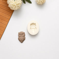 Mini Baykuş Silikon Kalıp