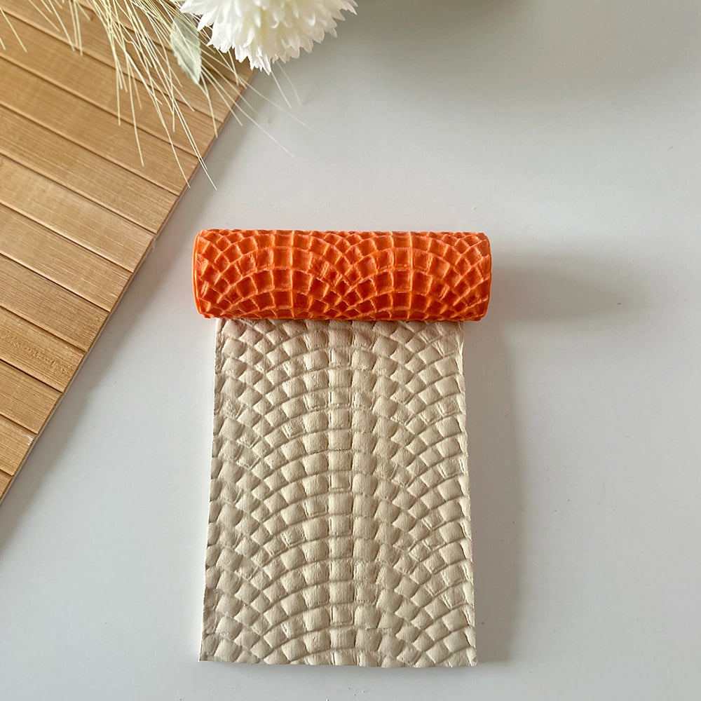 Mozaik Desen Polimer Kil Doku Rulosu - Model #KLPDR032