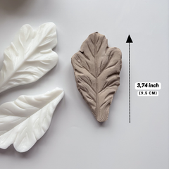 Meşe Yaprağı Silikon Kalıp - 9.5 cm