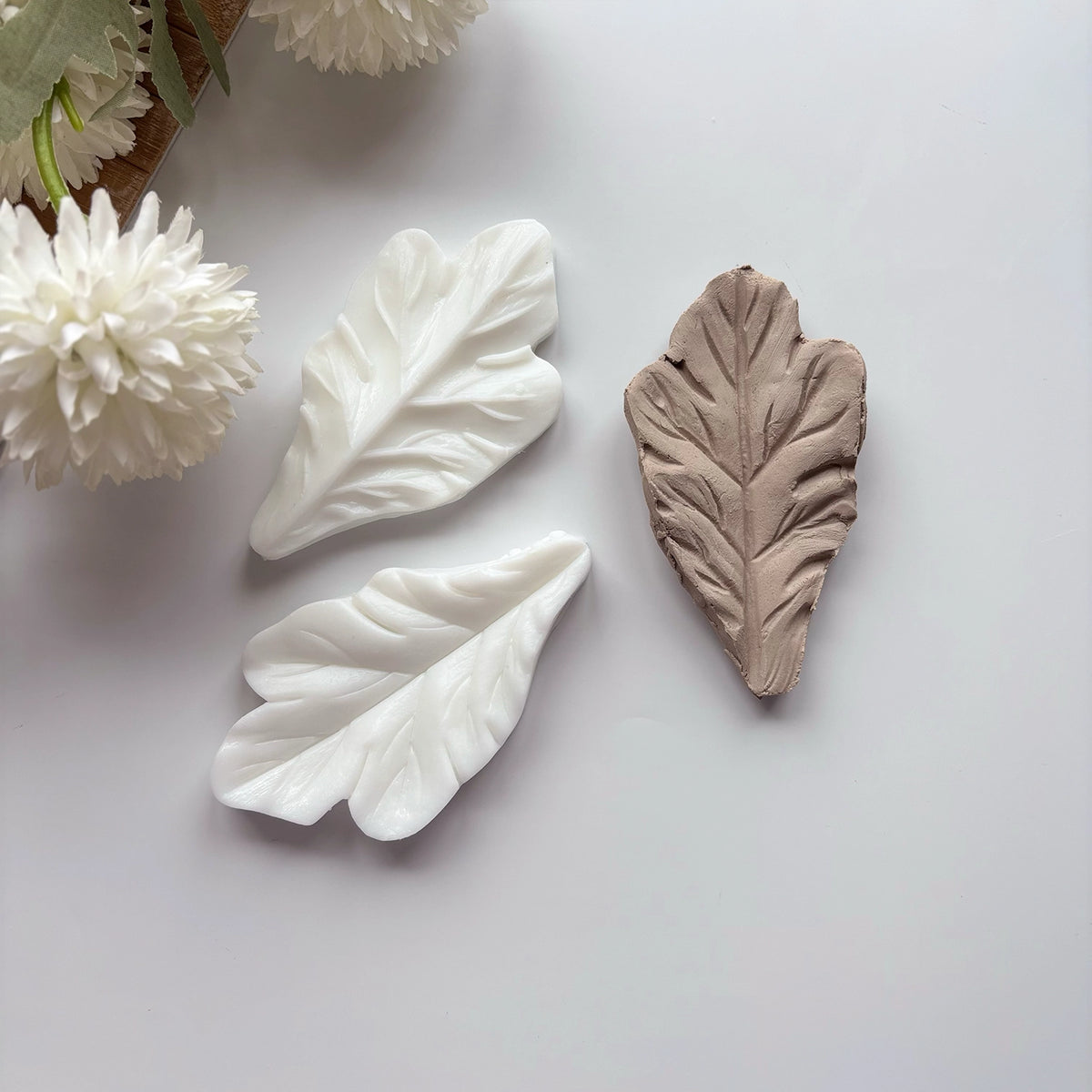 Meşe Yaprağı Silikon Kalıp - 9.5 cm