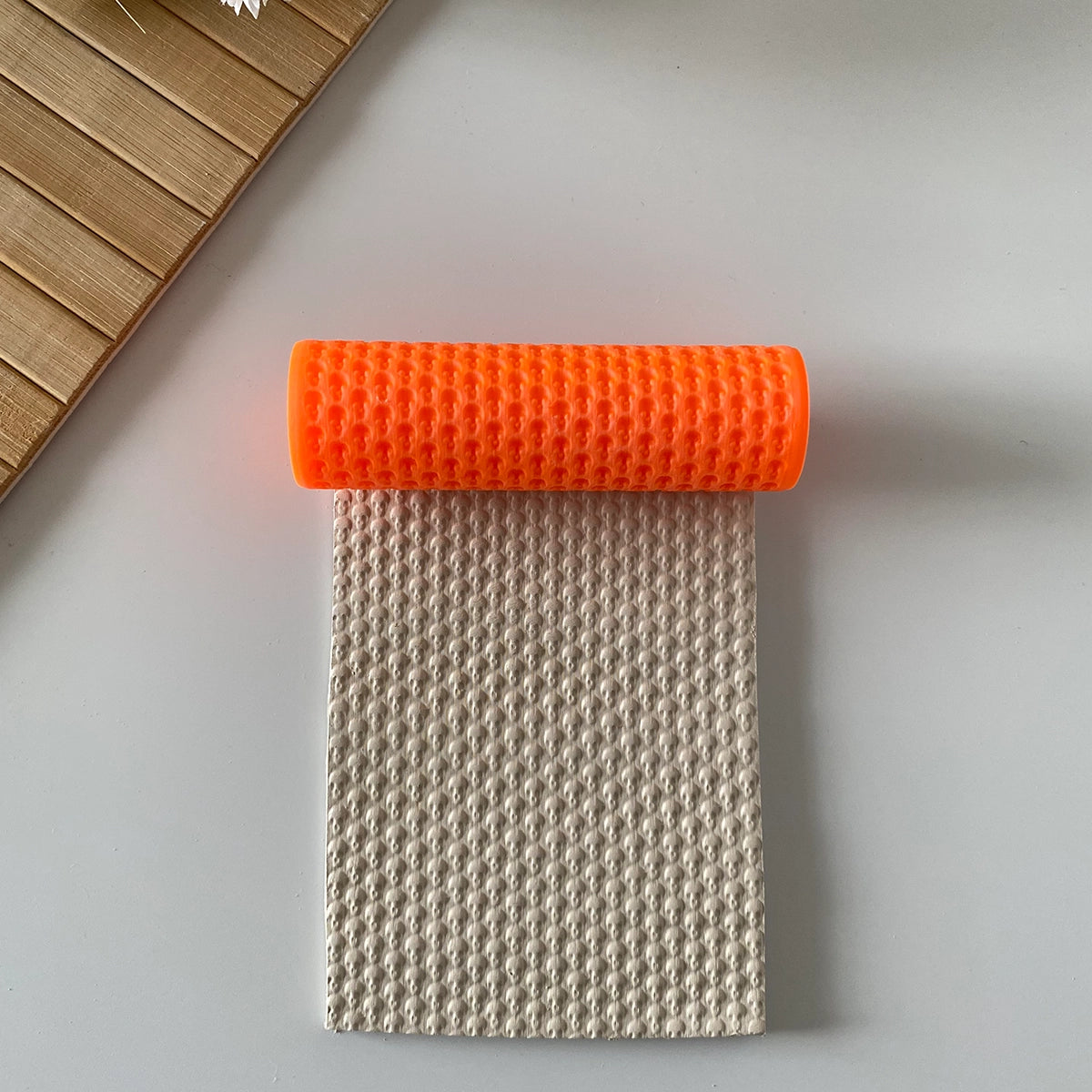 Mini Kuru Kafa Deseni Polimer Kil Doku Rulosu - Model #KLPDR012