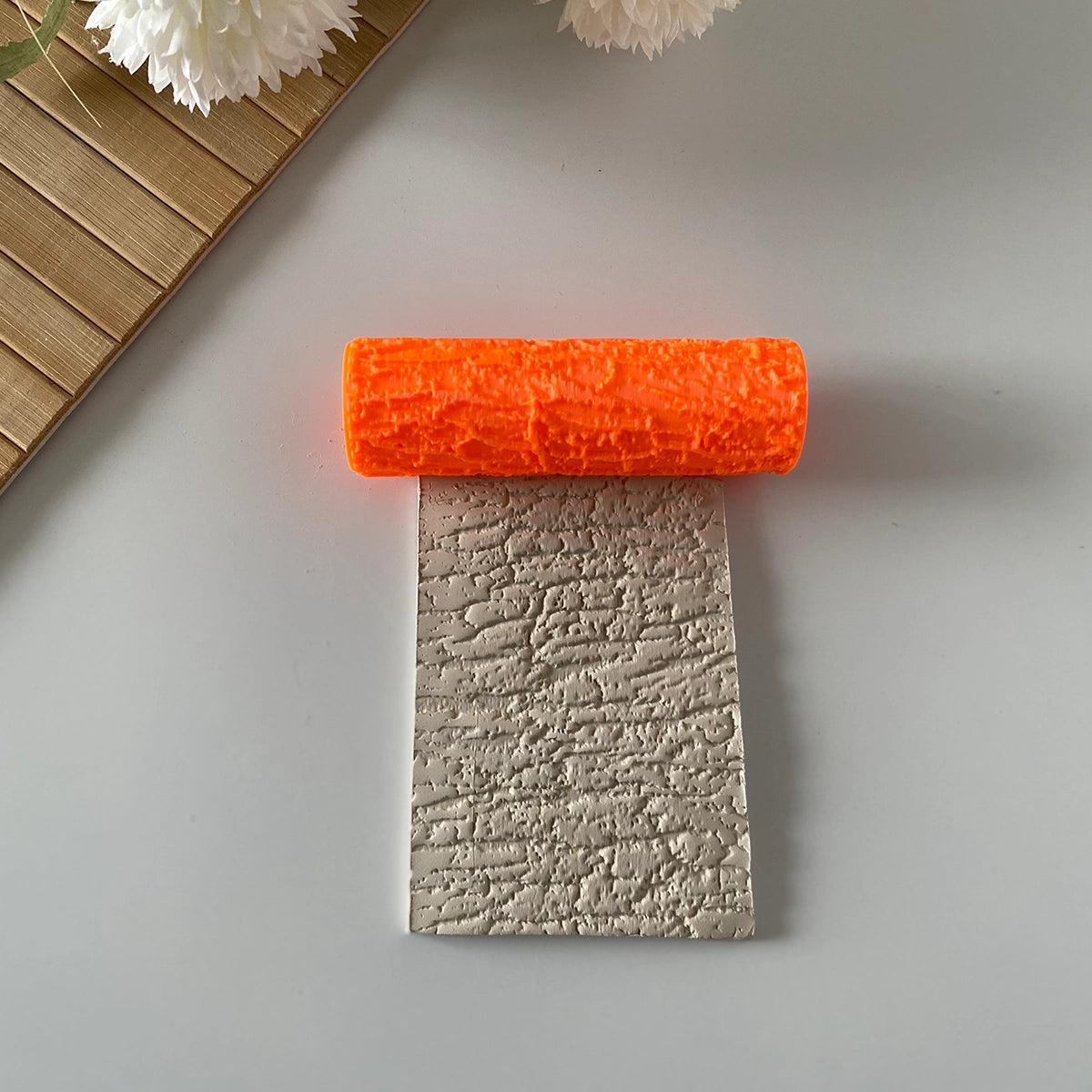 Sıva Duvar Desen Polimer Kil Doku Rulosu - Model #KLPDR025