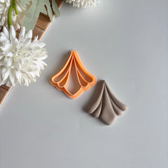 Ginkgo Yaprağı Polimer Kil Kesici - KLPP0153