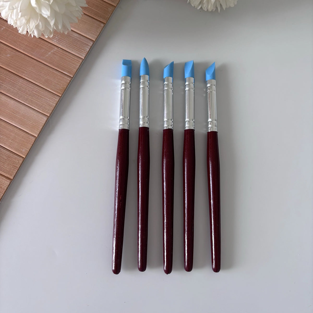 Silikon Uçlu Kalem Seti 15 cm – 5 Parça