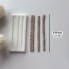 3'lü Border Silikon Kalıp - 12 cm