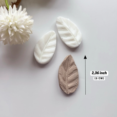 Tropikal Yaprak Silikon Kalıp - 6 cm