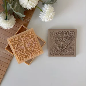 Arı Konsepti Seramik Karo Kesici ve Damga Seti (10 cm)